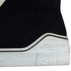 Pre Owned حذاء رياضي جيفنشي جورب جورج في ميد قماش تريكو أسود مقاس 38