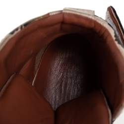 Pre Owned Givenchy Multicolor Butterfly Print Leather Tyson High Top Sneakers Size 37.5