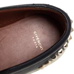 مملوكة مسب قًا Givenchy Black Leather Embellished Skate Sneakers Size 38