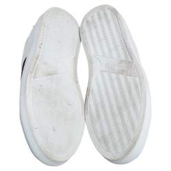 Pre Owned حذاء رياضي جيفنشي يوربان ستريت مزين شعار الماركة بنفسجي و أسود و أبيض مقاس أوروبي 36