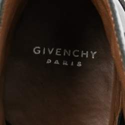 Givenchy Black Leather Studded Buckle Detail Ankle Boots Size 35