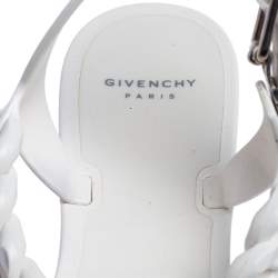Givenchy White Jelly Chain Link Flats Size 39