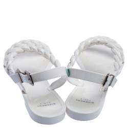 Givenchy White Jelly Chain Link Flats Size 39
