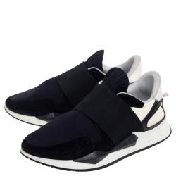 Pre Owned حذاء رياضي جيفنشي رانر سليب أو نايلون مرن وسويدي متعدد الألوان  مقاس 38