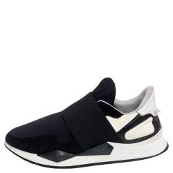 Pre Owned حذاء رياضي جيفنشي رانر سليب أو نايلون مرن وسويدي متعدد الألوان  مقاس 38