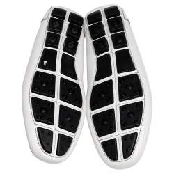 Givenchy White Leather Slip on Loafers Size 43