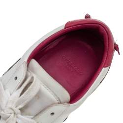 مملوكة مسبقًا Givenchy Multicolor Leather Reverse Logo Urban Street Sneakers Size 38
