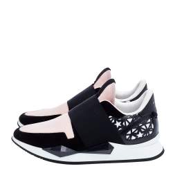 مملوكة مسبقًا حذاء رياضي جيفنشي سليب أون مطاط رانر جلد ونيوبرين متعدد الألوان مقاس 37