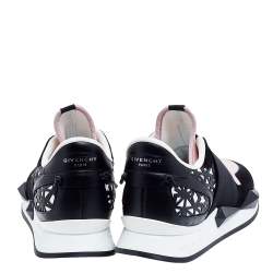 مملوكة مسبقًا حذاء رياضي جيفنشي سليب أون مطاط رانر جلد ونيوبرين متعدد الألوان مقاس 37