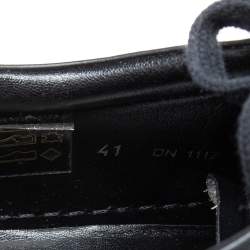 Pre Owned Givenchy Black Leather Urban Street Low Top Sneakers Size 41