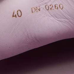 Pre Owned حذاء رياضي جيفنشي  أوربان ستريت سليب أون جلد أبيض / أسود بالشعار مقاس 40