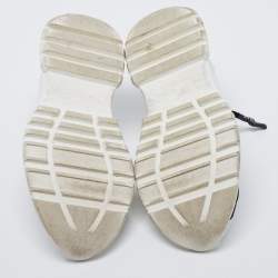 مملوكة مسبقًا Givenchy White Leather Lace Up Sneakers Size 40