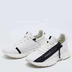 مملوكة مسبقًا Givenchy White Leather Lace Up Sneakers Size 40