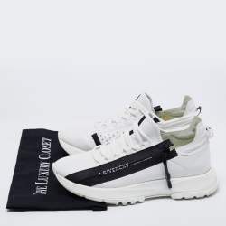 مملوكة مسبقًا Givenchy White Leather Lace Up Sneakers Size 40