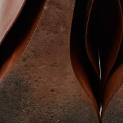 مملوكة مسبقًا Givenchy Brown Leather Knee Length Boots Size 38.5