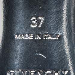 Givenchy Black/White Croc Embossed and  Leather Pointed Toe Pumps Size 37