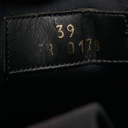 Pre Owned Givenchy Black Leather And Nylon Lace Up Sneakers Size 39