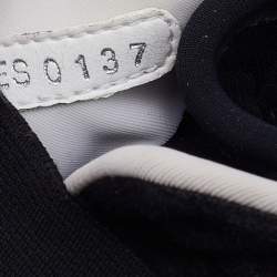 Givenchy Black Neoprene and Suede Runner Elastic Sneakers Size 38
