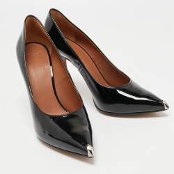 Pre Owned Givenchy Black Patent Leather Pointed Toe Pumps Size 41