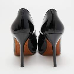 Pre Owned Givenchy Black Patent Leather Pointed Toe Pumps Size 41