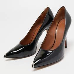 Pre Owned Givenchy Black Patent Leather Pointed Toe Pumps Size 41