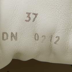 Pre Owned Givenchy White/Purple Leather City Sport Slip On Sneakers Size 37