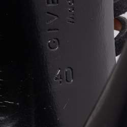 Givenchy Black Leather Ankle Strap Caged Sandals Size 40