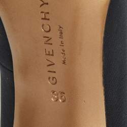 Givenchy Black Fabric Pointed Toe Slingback Pumps Size 36