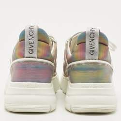 Pre Owned Givenchy Multicolor Polyurethane Jaw Low Top Sneakers Size 38