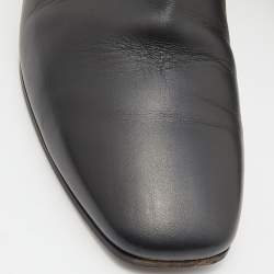 Givenchy Black Leather Zip Ankle Length Boots Size 37