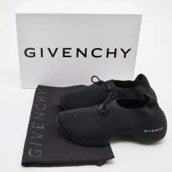 Givenchy Black Stretch Knit TK-360 Sneakers Size 36