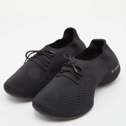Givenchy Black Stretch Knit TK-360 Sneakers Size 36