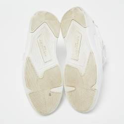 Pre Owned Givenchy White Leather Low Top Sneakers Size 39