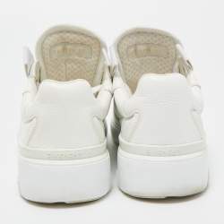 Pre Owned Givenchy White Leather Low Top Sneakers Size 39