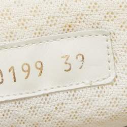 Pre Owned Givenchy White Leather Low Top Sneakers Size 39