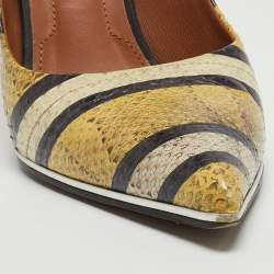 Givenchy Multicolor Python Pointed Toe Pumps Size 38