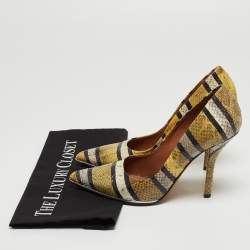 Givenchy Multicolor Python Pointed Toe Pumps Size 38