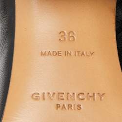 Givenchy Black Leather 4G Ankle Boots Size 36