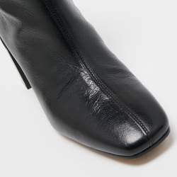 Givenchy Black Leather 4G Ankle Boots Size 36