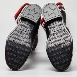 م ملوكة مسبقًا Givenchy Black Knit Fabric and Rubber Over The Knee Boots Size 41