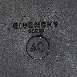 Givenchy Black Rubber Waterproof Rain Boots Size 40