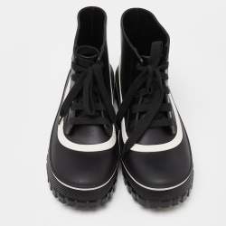 Givenchy Black Rubber Waterproof Rain Boots Size 40