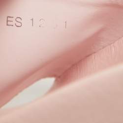 Givenchy Pink Rubber Logo Flat Slides Size 38