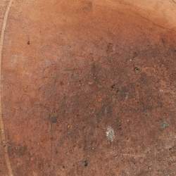 Pre Owned Givenchy White/Black Leather and Patent Ankle Strap Sandals Size 39.5