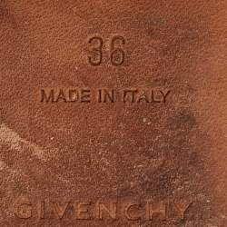 Givenchy Black Leather Bedford Flat Mules Size 36