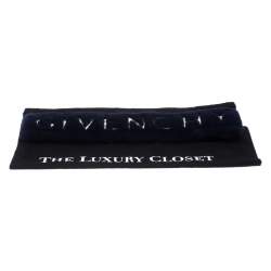 Pre Owned Givenchy Blue Faux Fur and Leather Bag Strap