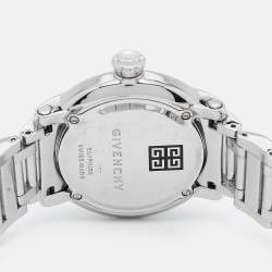 Givenchy White Stainless Steel Diamond GV.5202L Women's Wristwatch 36 mm