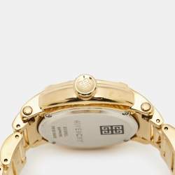 Givenchy Yellow Gold Plated Stainless Steel Diamond GV.5202L Women's Wristwatch 36 mm
