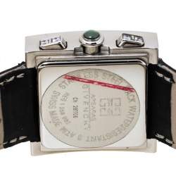 Pre Owned Givenchy White Stainless Steel Leather Apsaras REG.1.558.962 Women's Wristwatch 31 mm