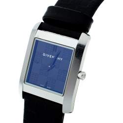  Givenchy Black Stainless Steel Patent Leather GV.5200L Women's Wristwatch 27 mm